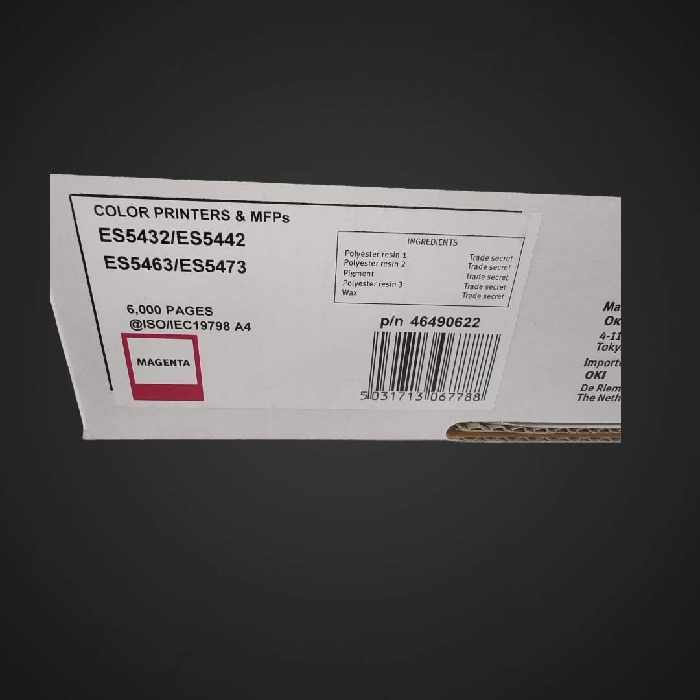 Polnjenje tonerja za OKI MFP ES5463 Magenta za 6500 strani